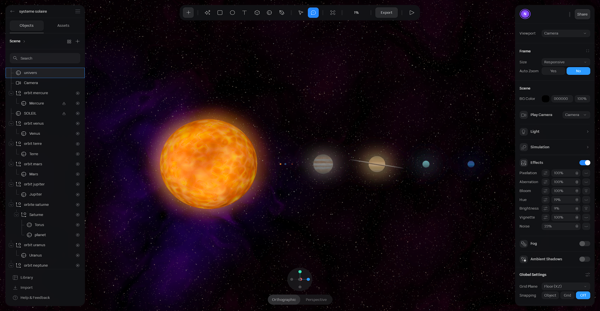capture dans spline